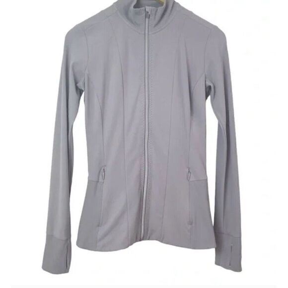 Athleta Womens Shanti Jacket Powervita Purple Lilac ￼Sz XXS Athleisure Wear Gym - Picture 1 of 7